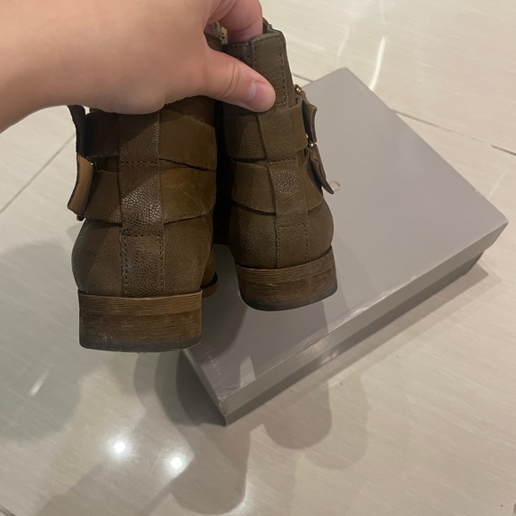 Franco Sarto Suede Leather Booties - Picture 5 of 8